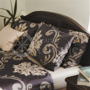 Mako satin pillowcase CHOCO